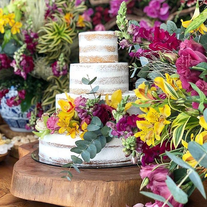 Foto de bolo de casamento rustico 41 - 40