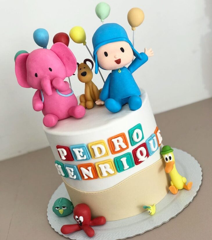 Foto de bolo pocoyo 21 - 76