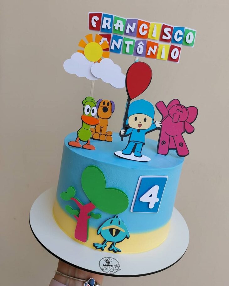 Foto de bolo pocoyo 43 - 32