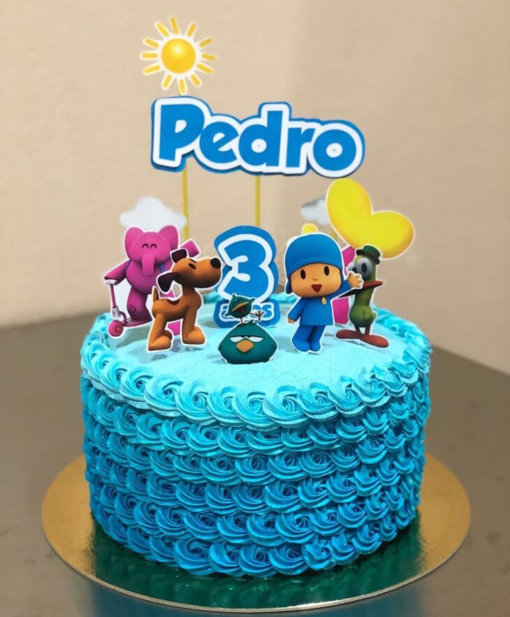 Foto de bolo pocoyo 70 - 59