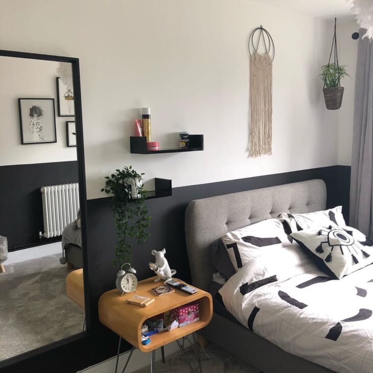 Foto de quarto preto e branco 26 - 29