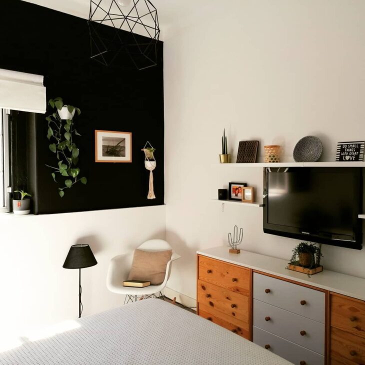 Foto de quarto preto e branco 5 - 8