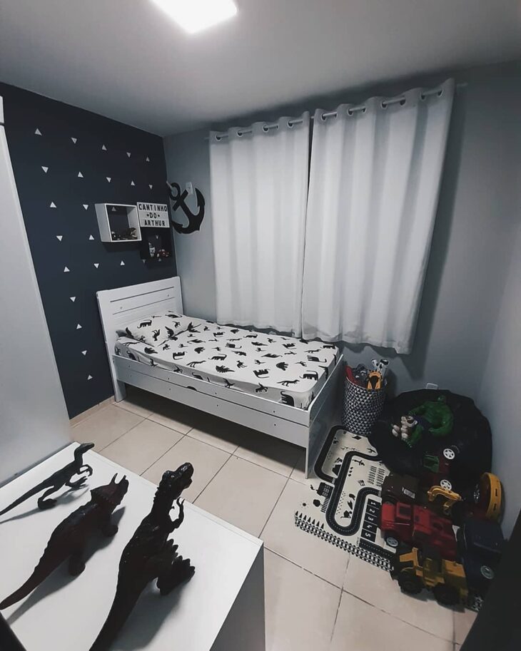 Foto de quarto preto e branco 57 - 60