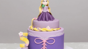 Foto de bolo da rapunzel - 1