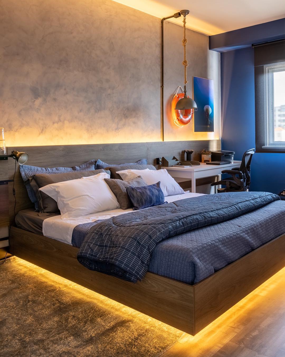 Cama flutuante: o que é, como fazer + 50 FOTOS incríveis