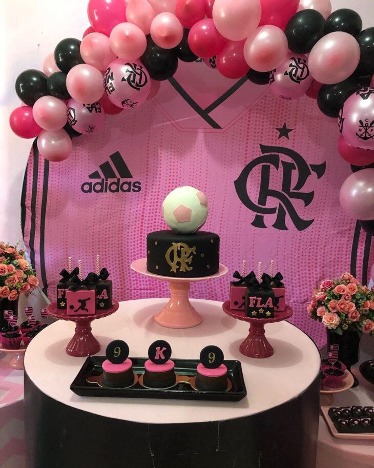 Foto de festa do flamengo rosa 4 - 7