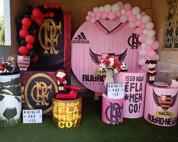 Foto de festa do flamengo rosa 46 - 49