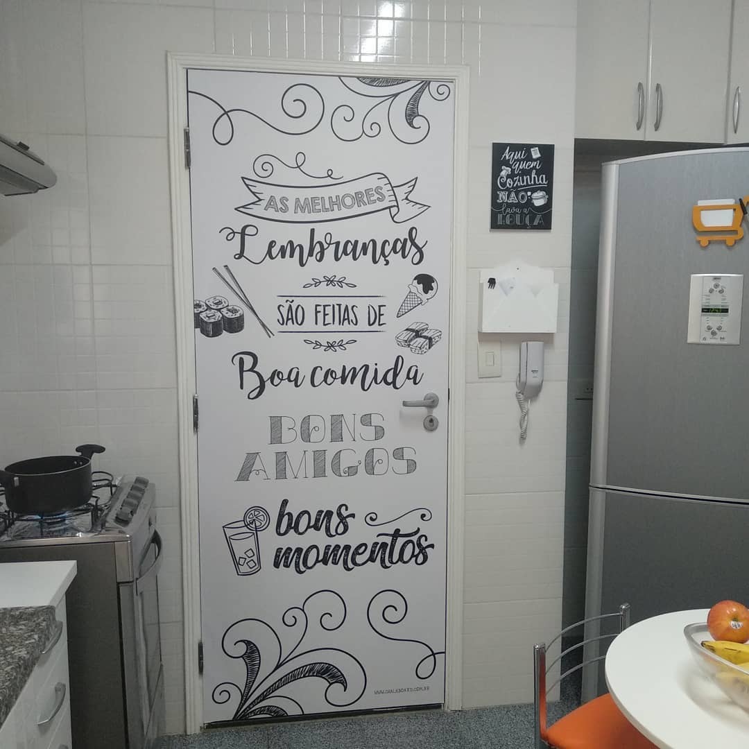 Foto de porta para cozinha 15 - 18