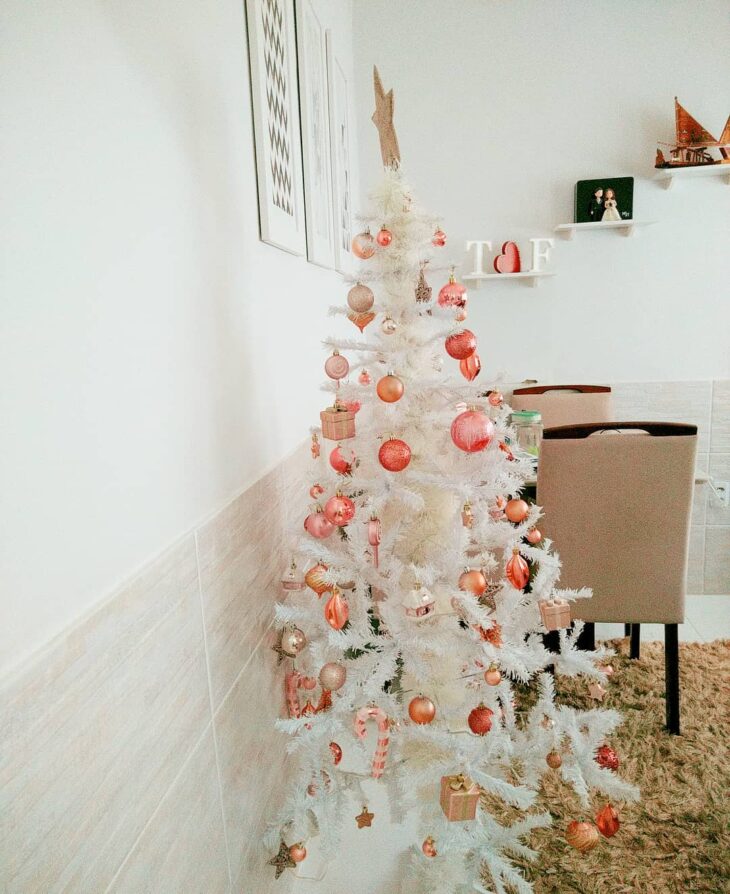 Foto de arvore de natal rose gold 4 - 4