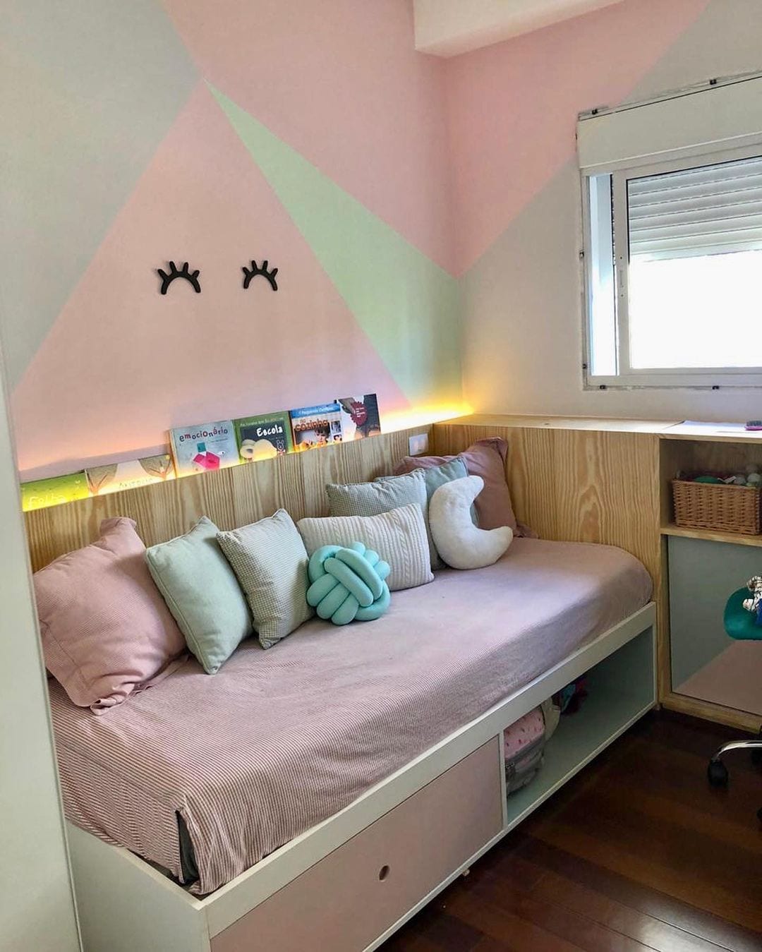 Foto de quarto infantil feminino 26 - 55