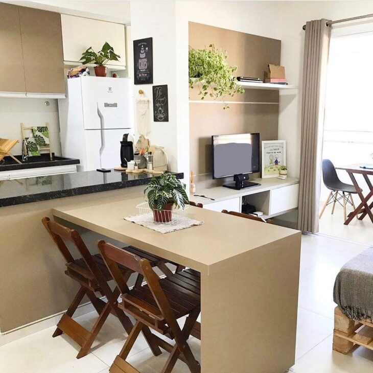 Foto de sala e cozinha integradas 34 - 39