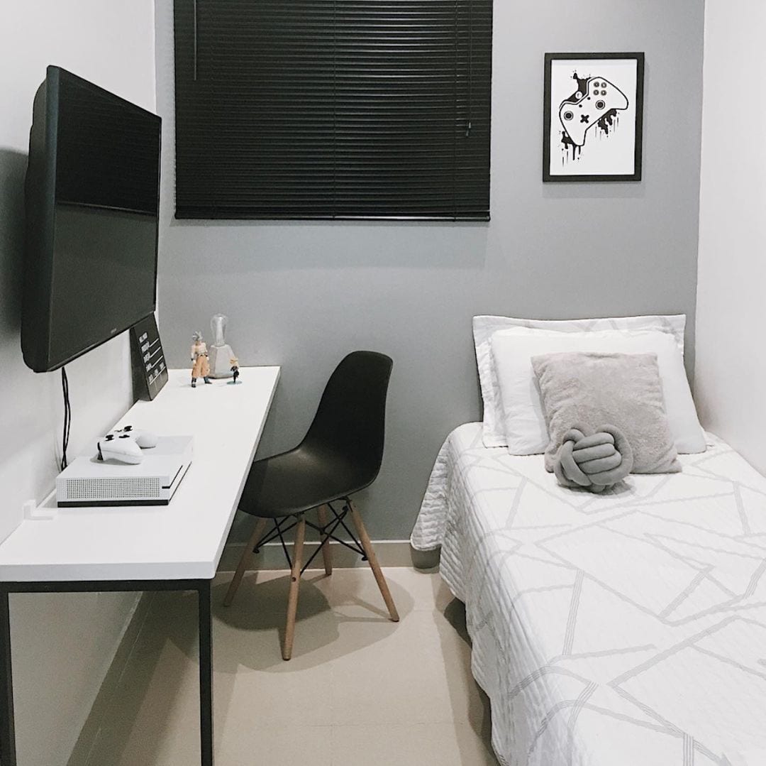 Foto de quarto com escritorio 52 - 52