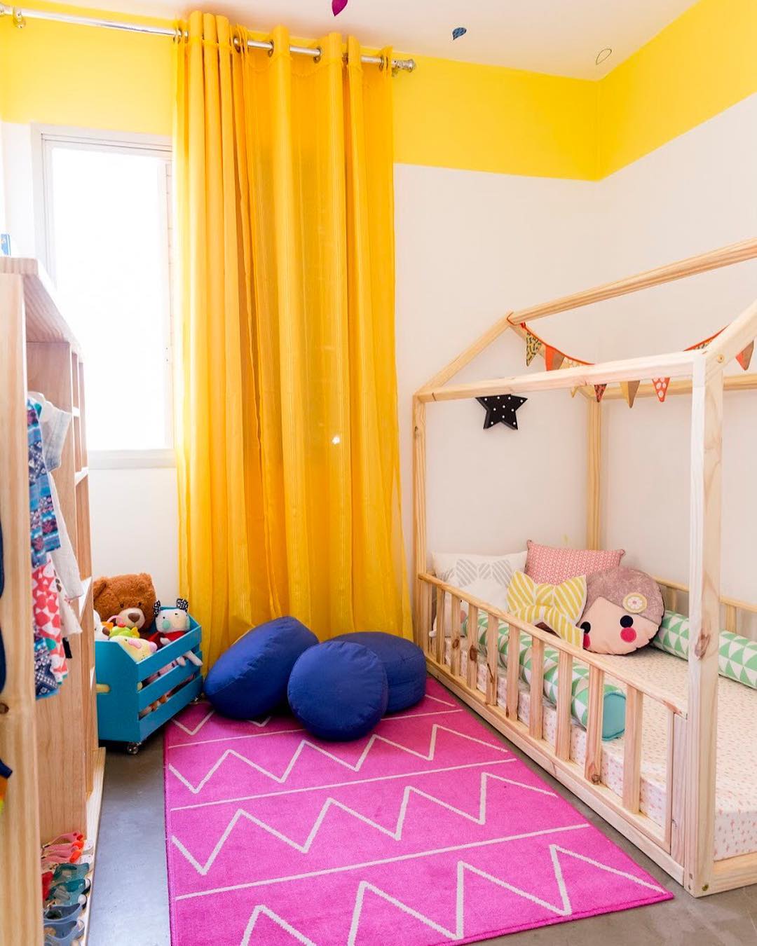 Foto de quarto infantil pequeno 30 - 35