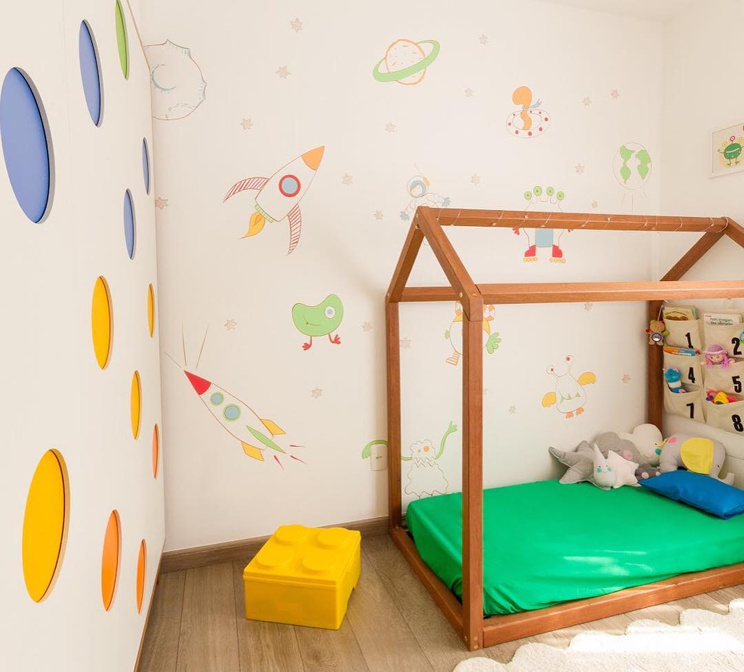 Foto de quarto infantil pequeno 31 - 28