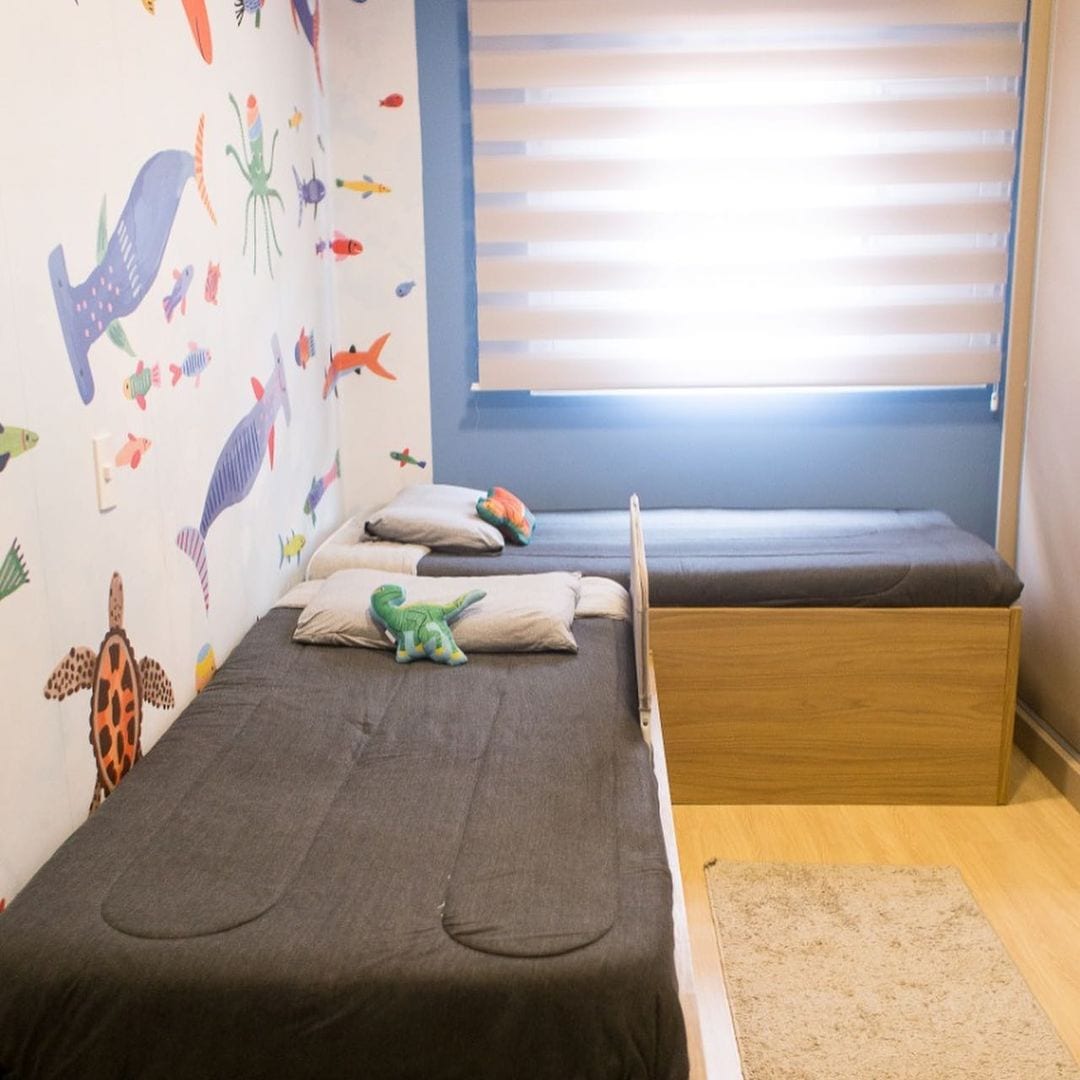 Foto de quarto infantil pequeno 38 - 12