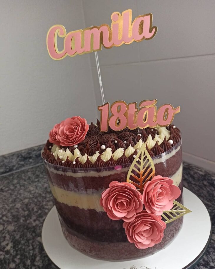 Foto de bolo de 18 anos 16 - 19