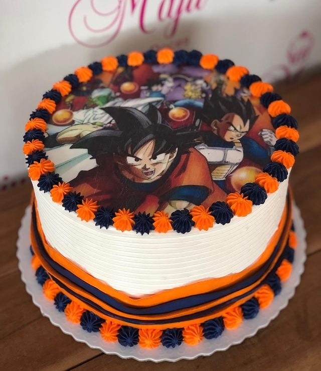 Foto de bolo dragon ball 17 - 20