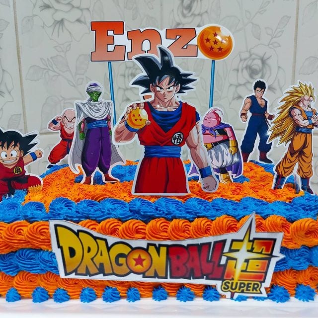 Foto de bolo dragon ball 19 - 22