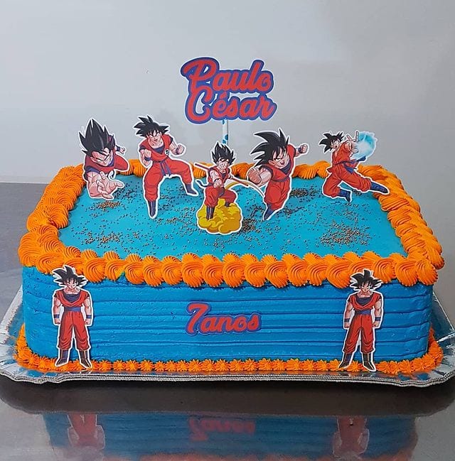 Foto de bolo dragon ball 23 - 26