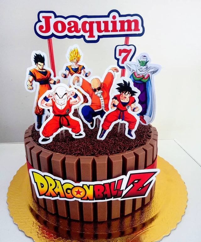 Foto de bolo dragon ball 25 - 28