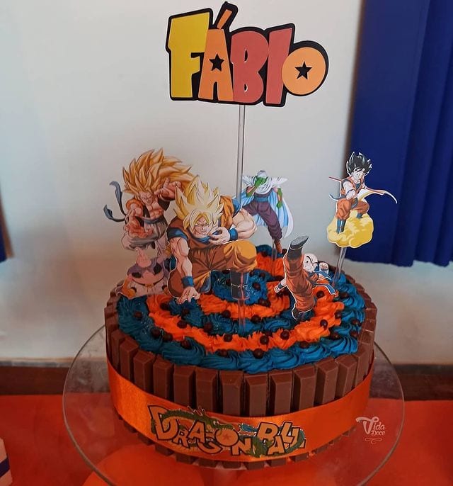 Foto de bolo dragon ball 26 - 29