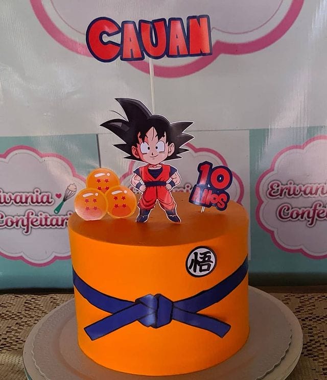 Foto de bolo dragon ball 30 - 33