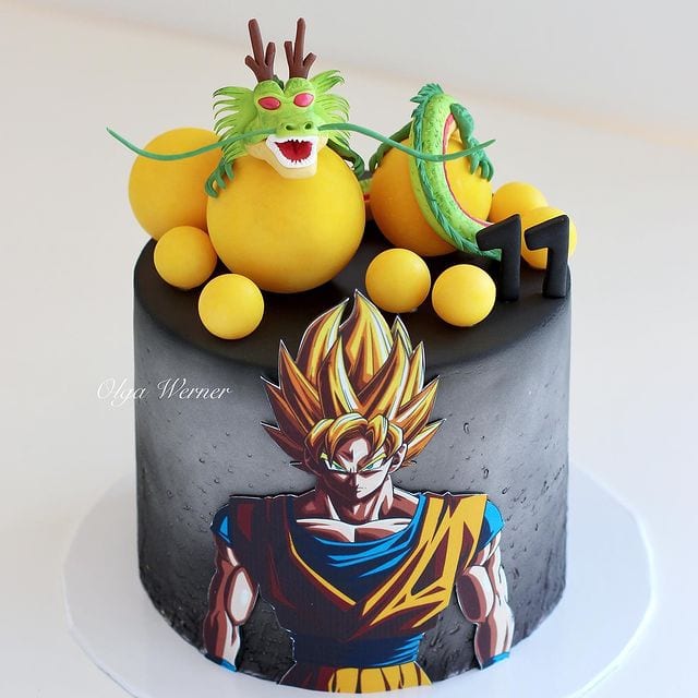 Foto de bolo dragon ball 35 - 38