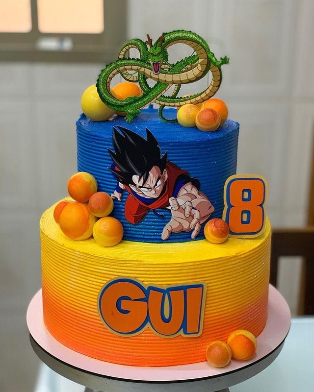 Foto de bolo dragon ball 4 - 7