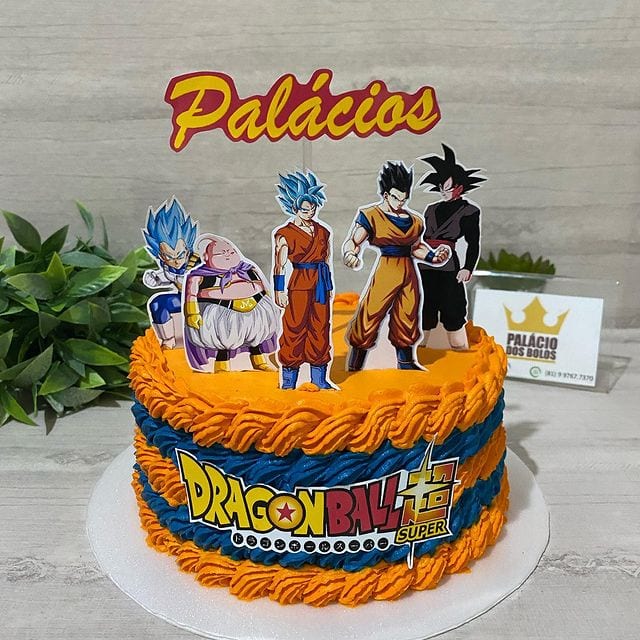 Foto de bolo dragon ball 41 - 44