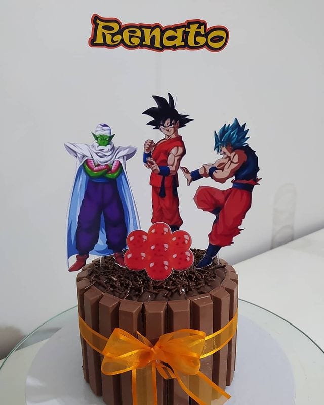 Foto de bolo dragon ball 44 - 47