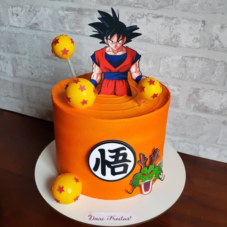 Foto de bolo dragon ball 53 - 56