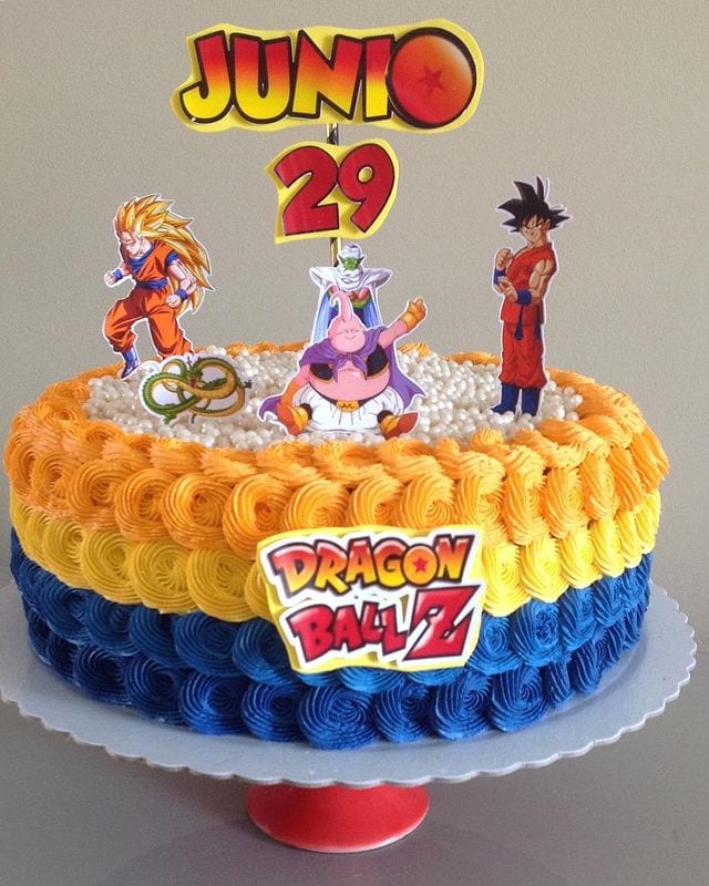 Foto de bolo dragon ball 57 - 60