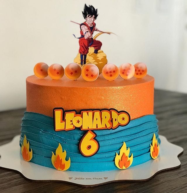 Foto de bolo dragon ball 8 - 11