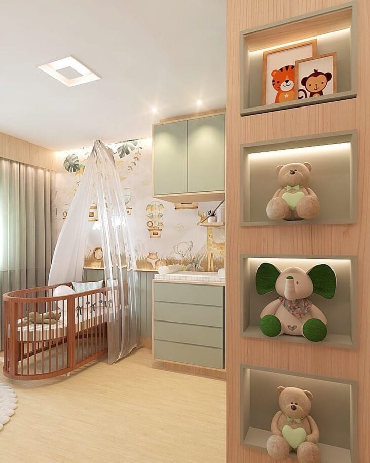 Foto de quarto de bebe safari 13 - 18