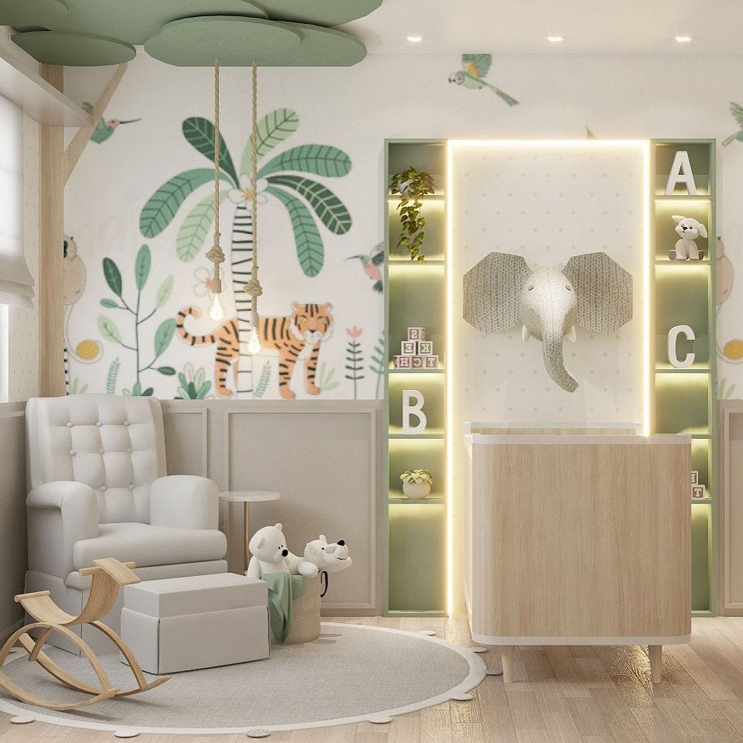 Quarto de bebê safári: 30 fotos de inspiração que são pura fofura