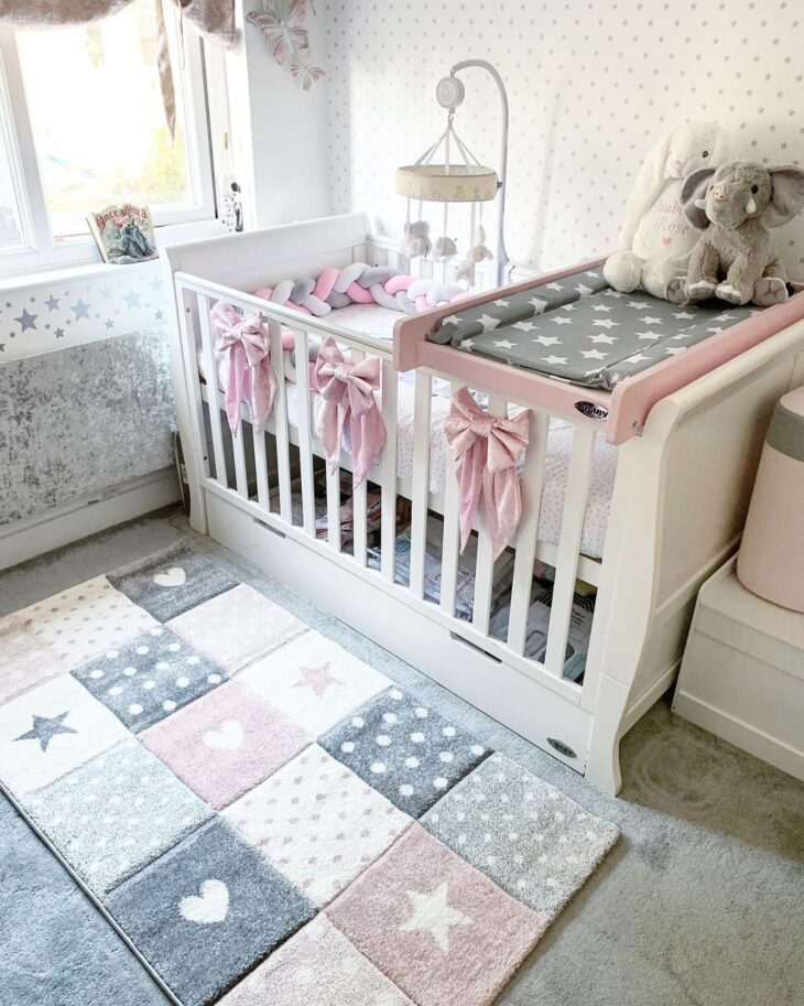 Foto de quarto de bebe cinza 18 - 18