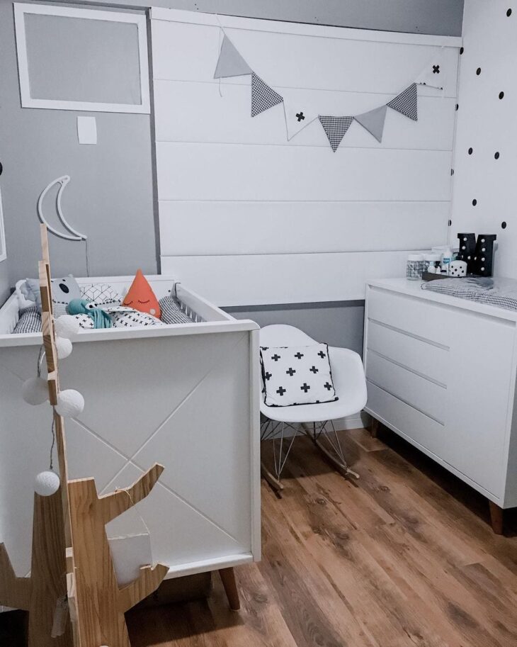 Foto de quarto de bebe cinza 23 - 23