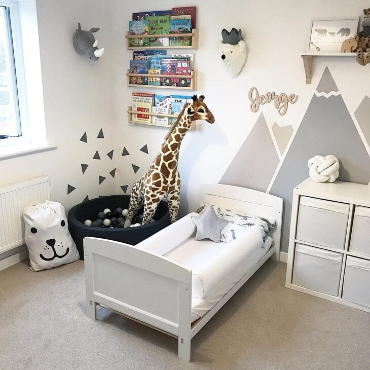 Foto de quarto de bebe cinza 36 - 36