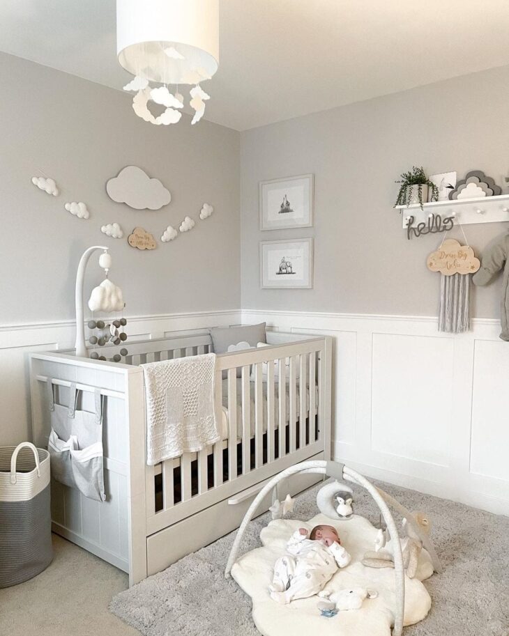 Foto de quarto de bebe cinza 48 - 48