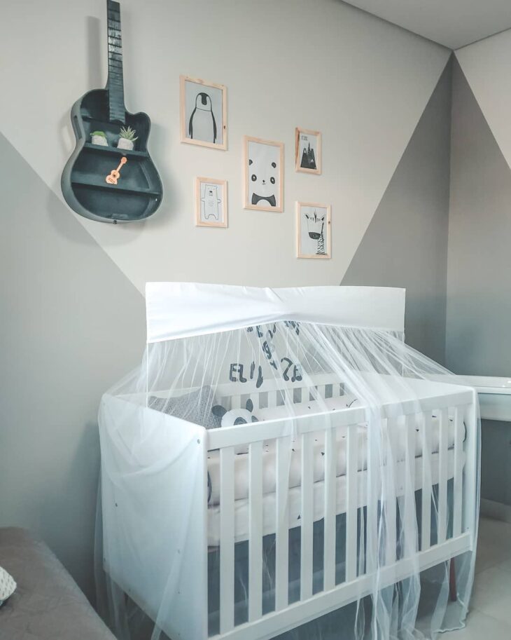 Foto de quarto de bebe cinza 64 - 64