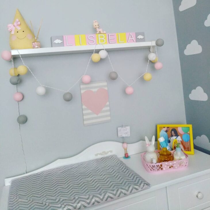 Foto de quarto de bebe cinza 65 - 65