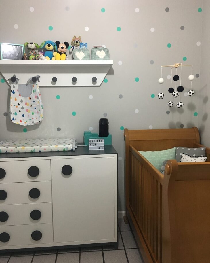 Foto de quarto de bebe cinza 68 - 68