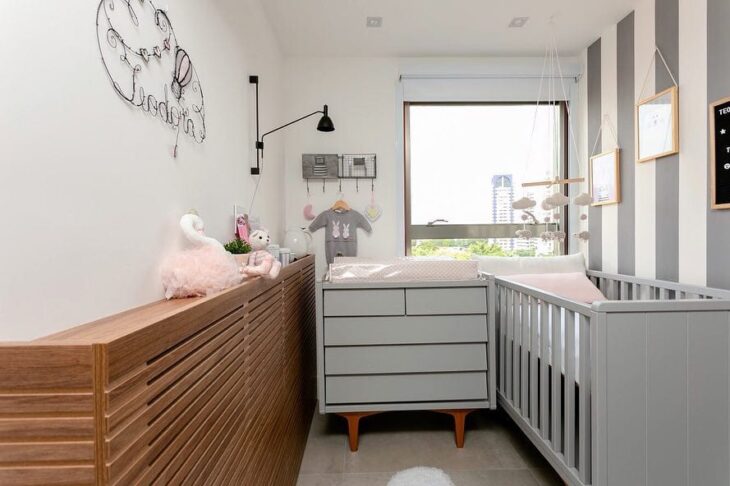 Foto de quarto de bebe cinza 72 - 72