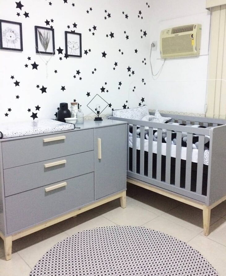 Foto de quarto de bebe cinza 8 - 8