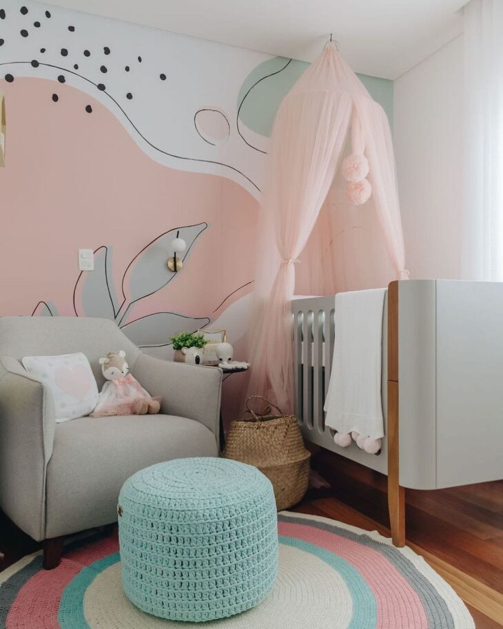 Foto de quarto de bebe rosa 20 - 20