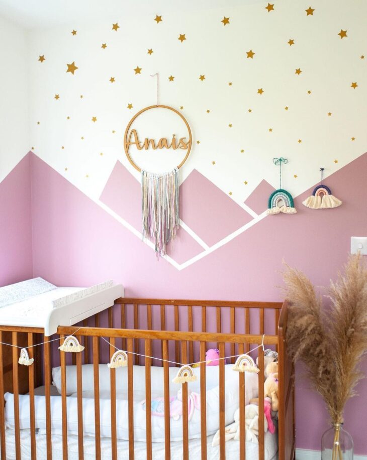 Foto de quarto de bebe rosa 21 - 21