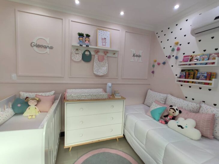 Foto de quarto de bebe rosa 27 - 27