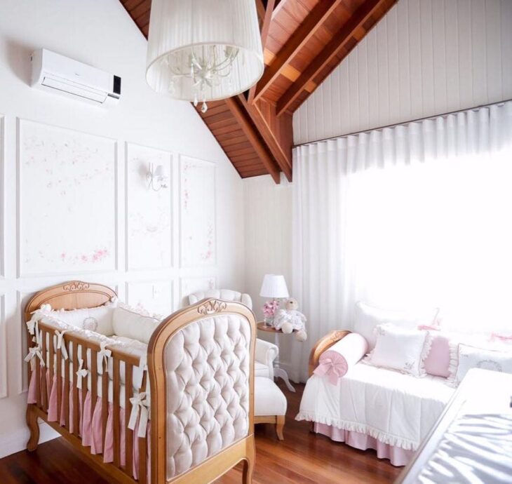 Foto de quarto de bebe rosa 35 - 35