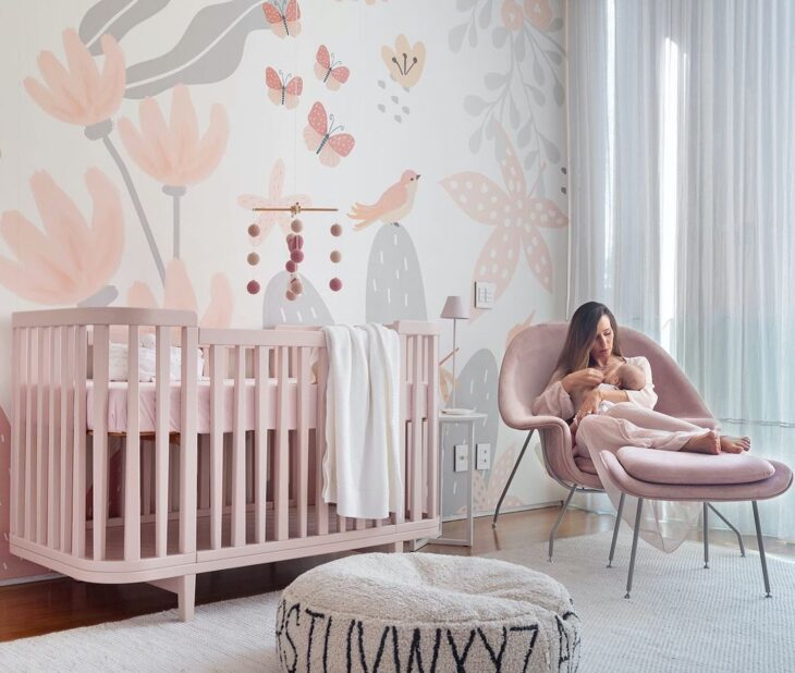 Foto de quarto de bebe rosa 37 - 37