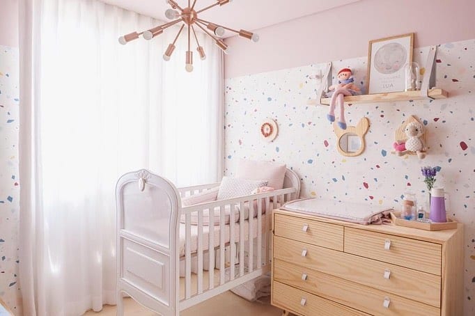 Foto de quarto de bebe rosa 38 - 38